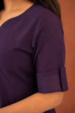 Amethyst Flow A-Line Kurti