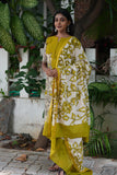Aaradhya Kalamkari Kota Cotton Kurta Set
