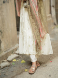 Ivory Aura Silk Umbrella Salwar Set