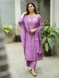 Saanvi Orchid Charm Kurti