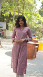 Yazhini pink kurti