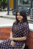Ajrakh Cotton Kurti – Classic