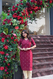 Ruhani Wine Kurti