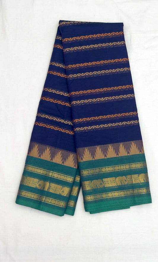 Neelavanam Aishwarya Chettinad Cotton Saree
