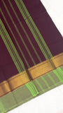 Maroon Elakkiya Chettinad Cotton Saree