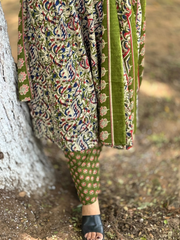 Nirubha Kalamkari green