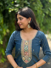 Nitara straight cut kurti Shades