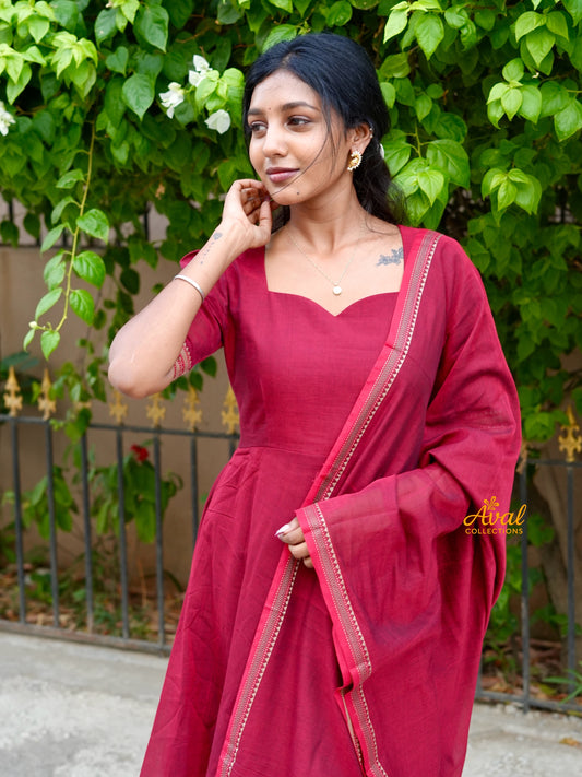 Nayantara Narayanpet Anarkali Set
