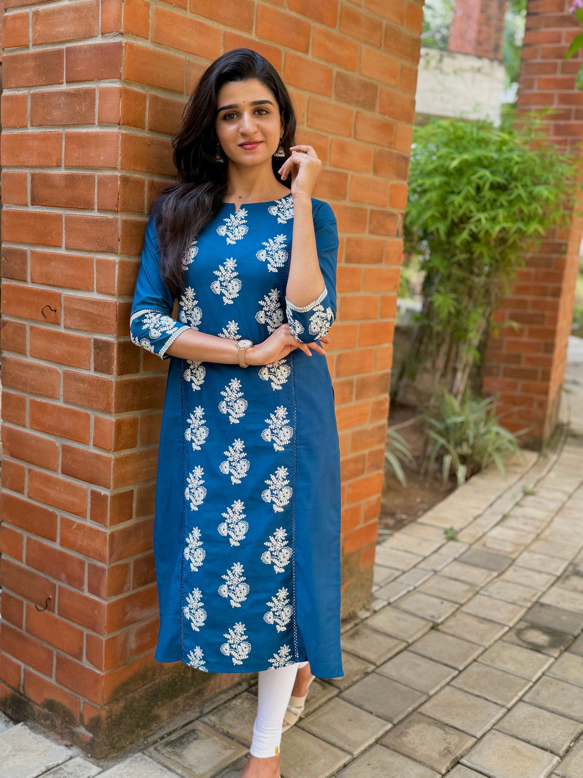 Shwetha - Teal Blue