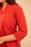 Aarohi Scarlet  Short Top