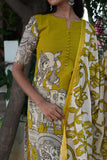 Aaradhya Kalamkari Kota Cotton Kurta Set