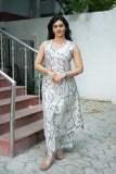 Madhina Ivory Print  Kurti