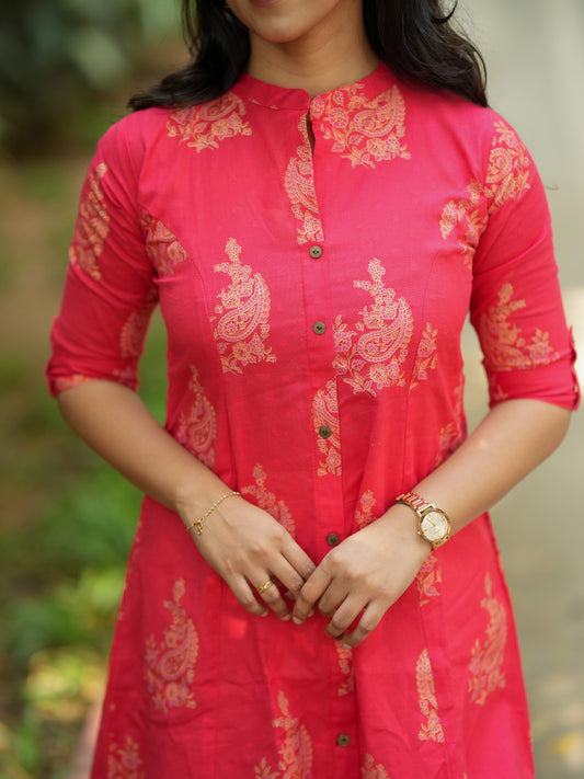 Flamingo Aura Kurti❤️