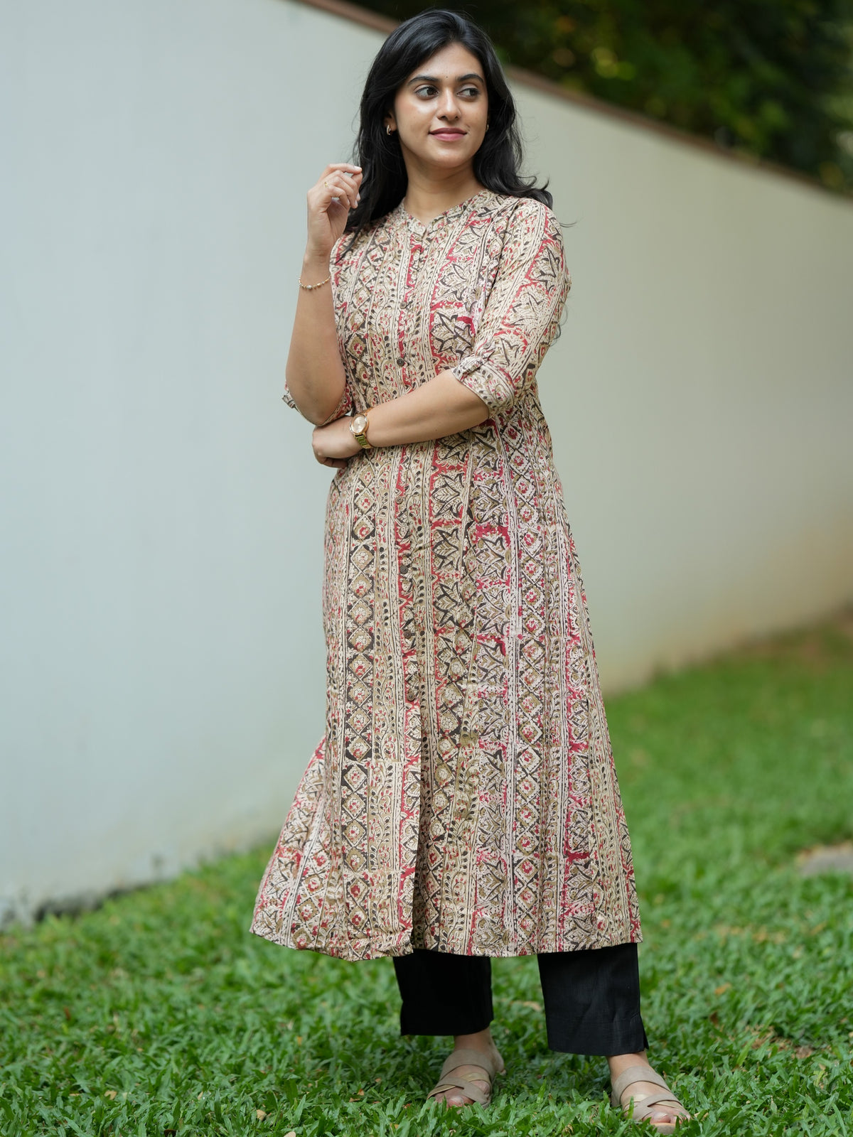 ZAHRAA Kalamkari Kurti 🌙