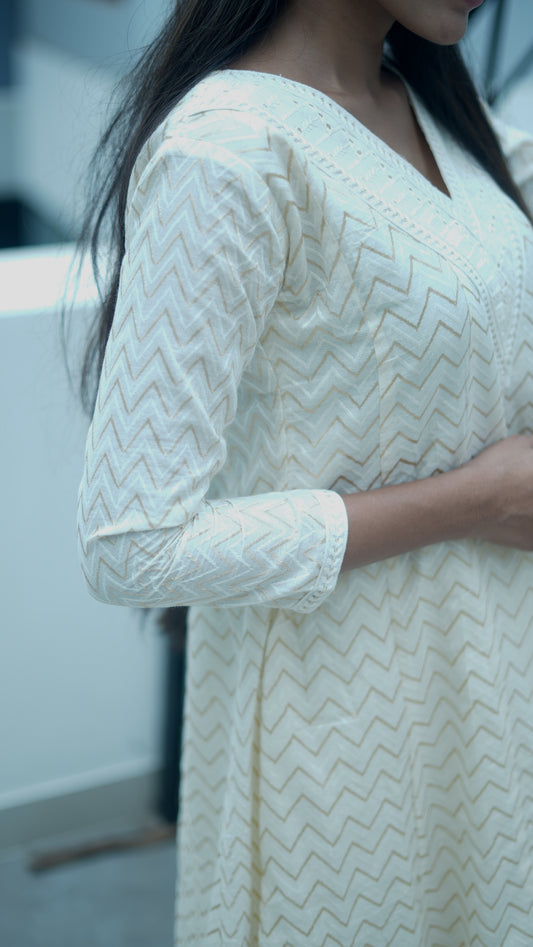 Nashita  Cotton Umbrella Kurti
