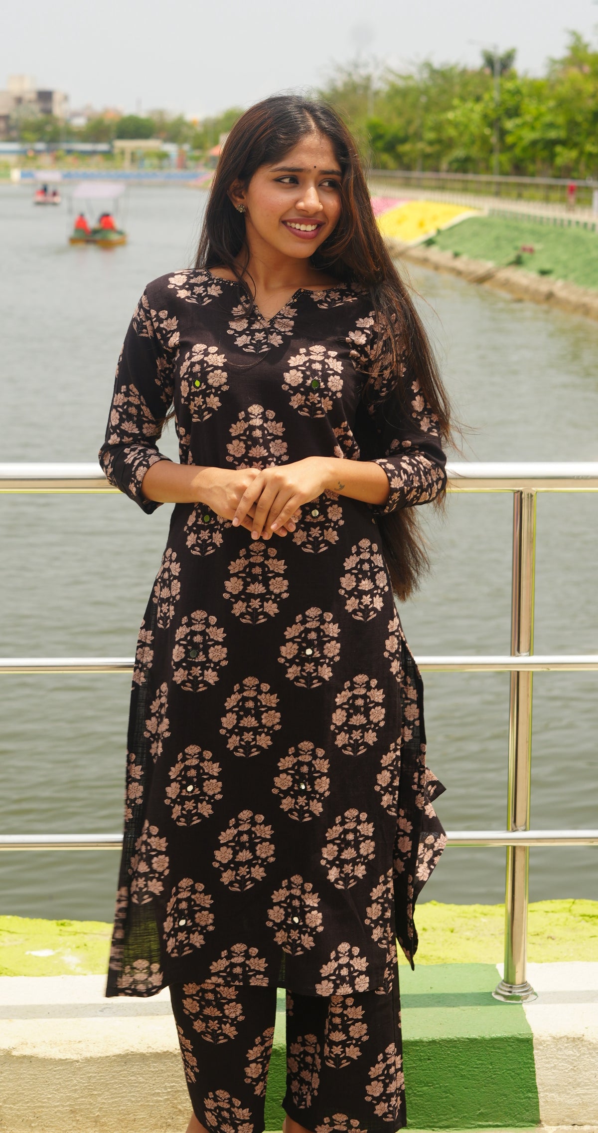 Rukhsar Weave Cotton Co-Ord Set