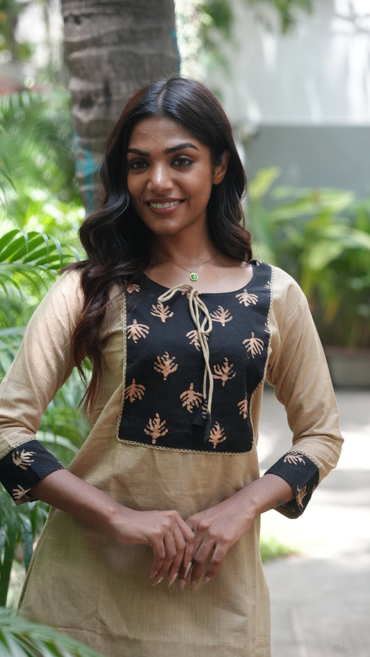 Midnight Fern Kurti