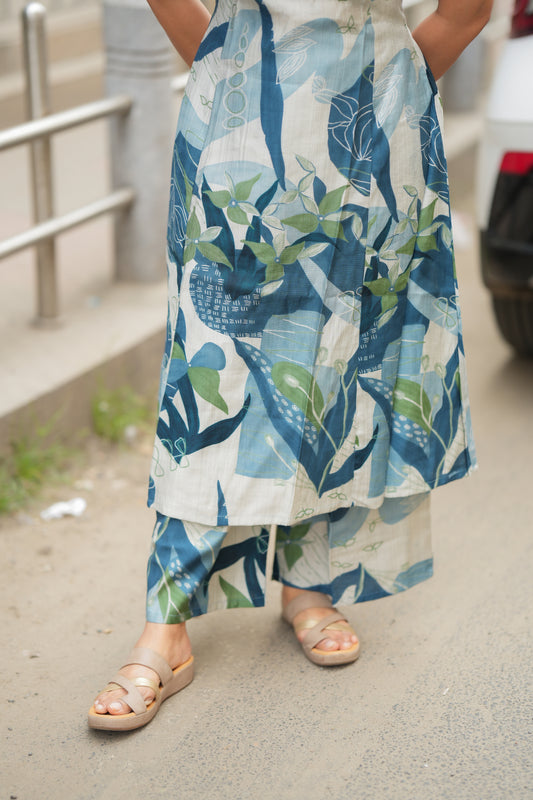 Navira co-ord set with Blue