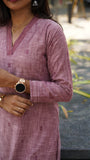 Yazhini pink kurti