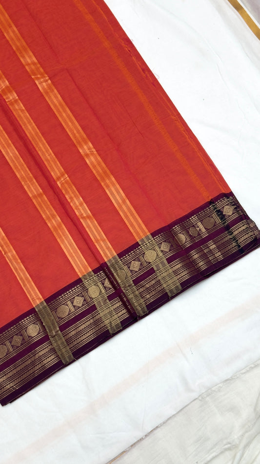 Charulata Charm Chettinad Cotton Saree