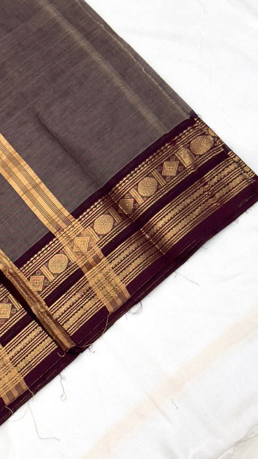 Madhuravani Chettinad Cotton Saree