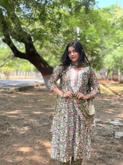 Nirubha Kalamkari green