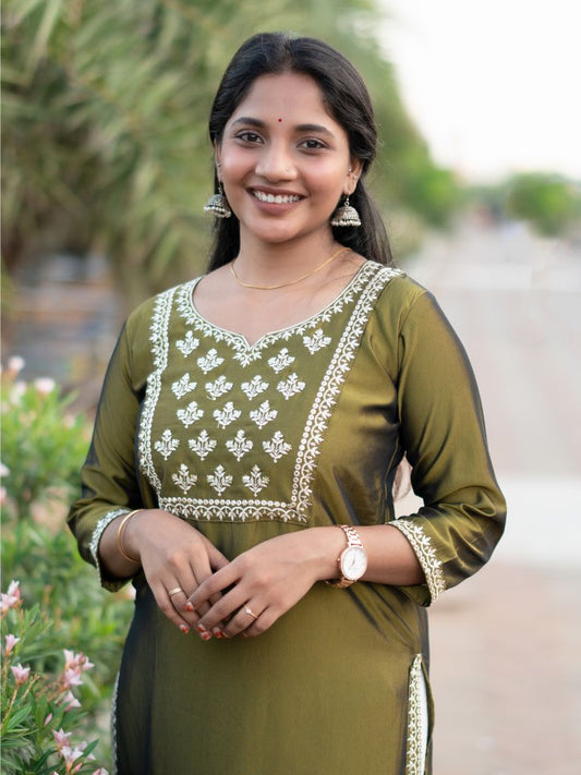 Nitara straight cut kurti